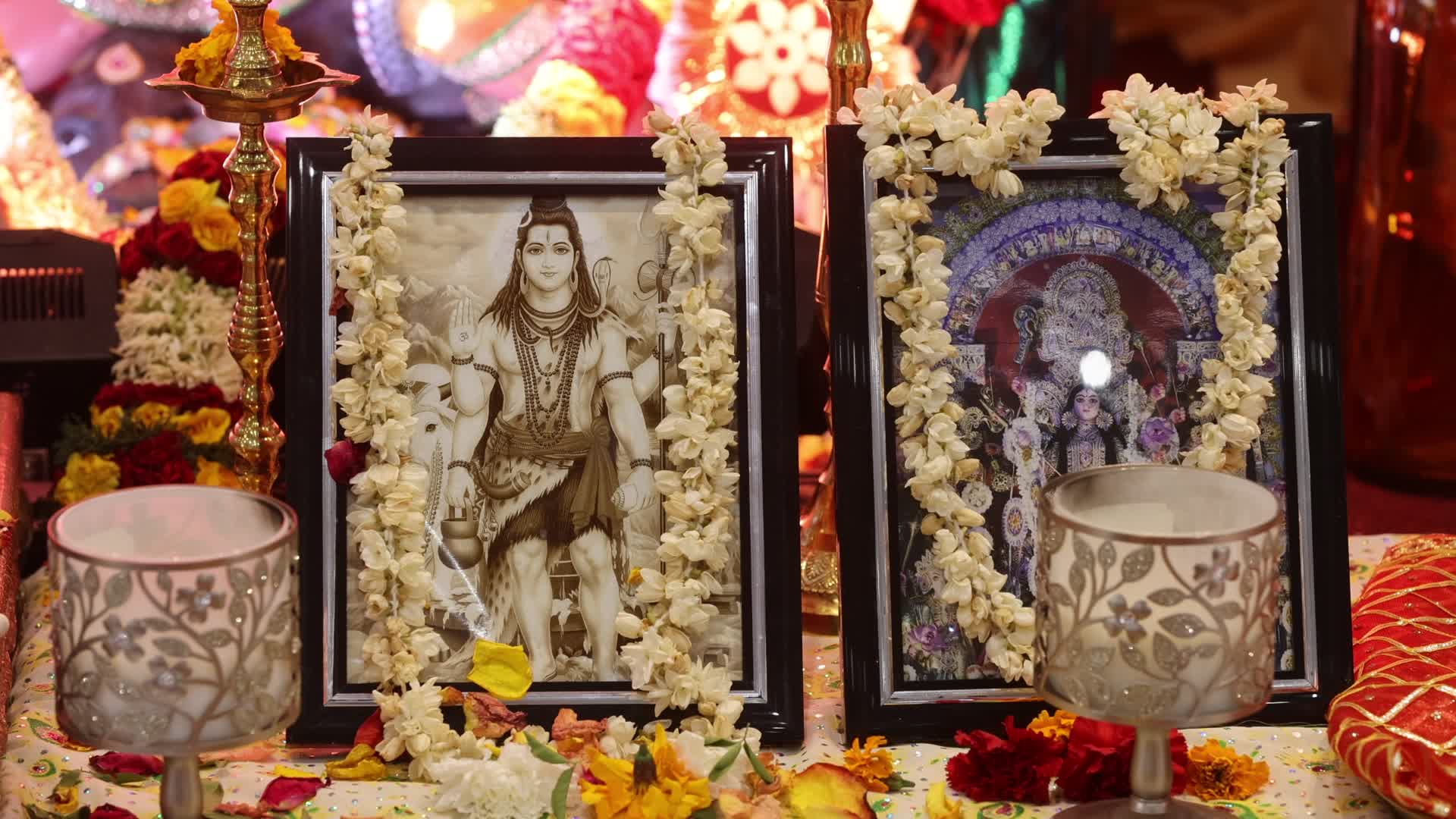 Bengali Hindus celebrate Durga Puja