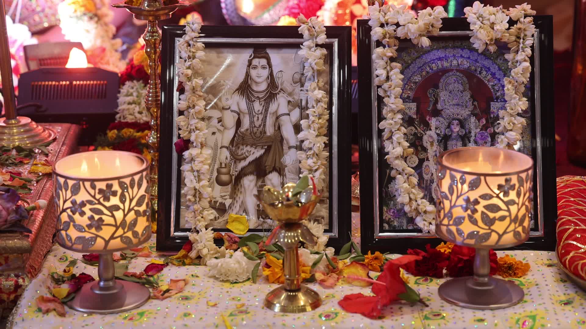 Bengali Hindus celebrate Durga Puja