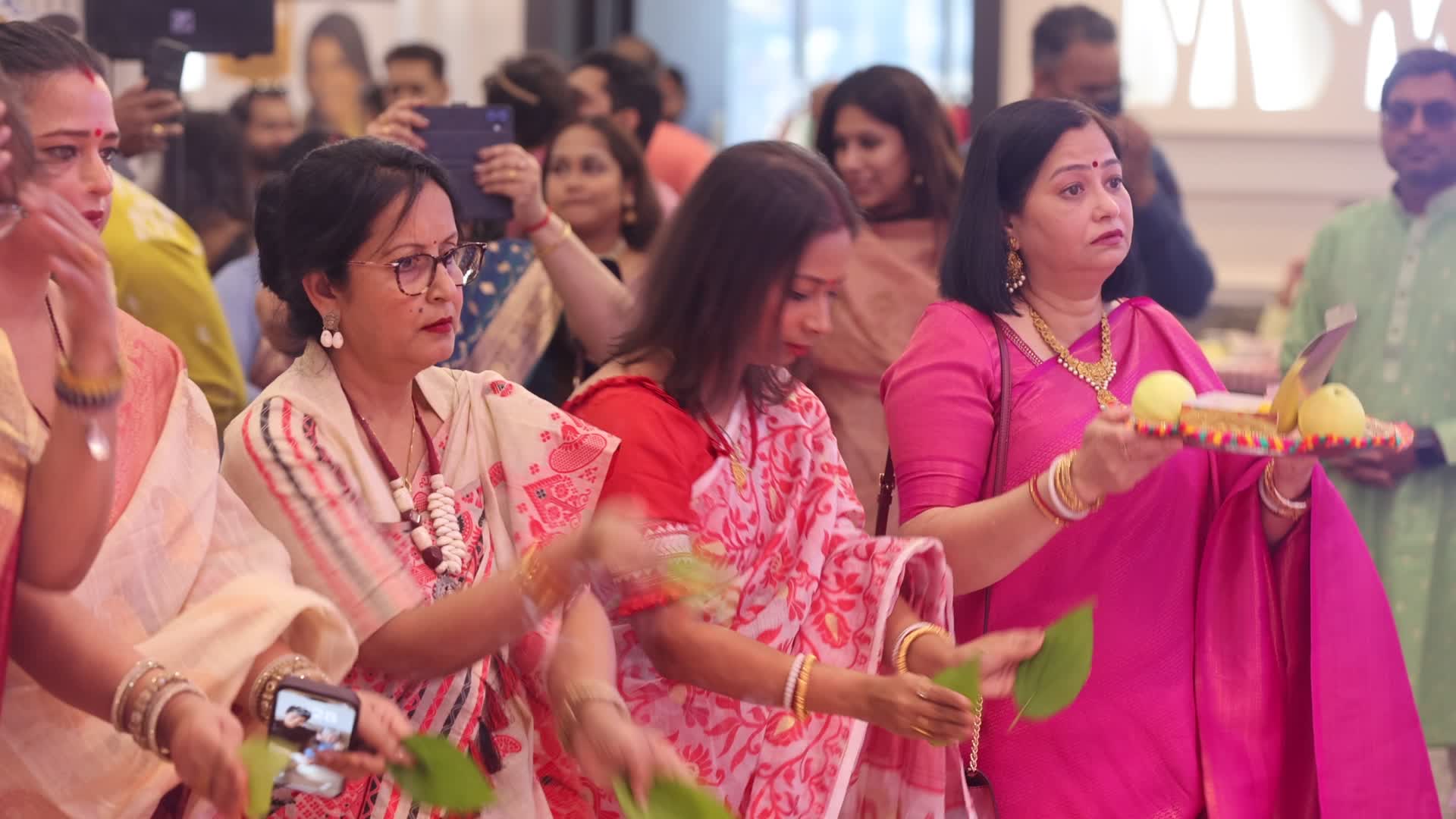 Bengali Hindus celebrate Durga Puja