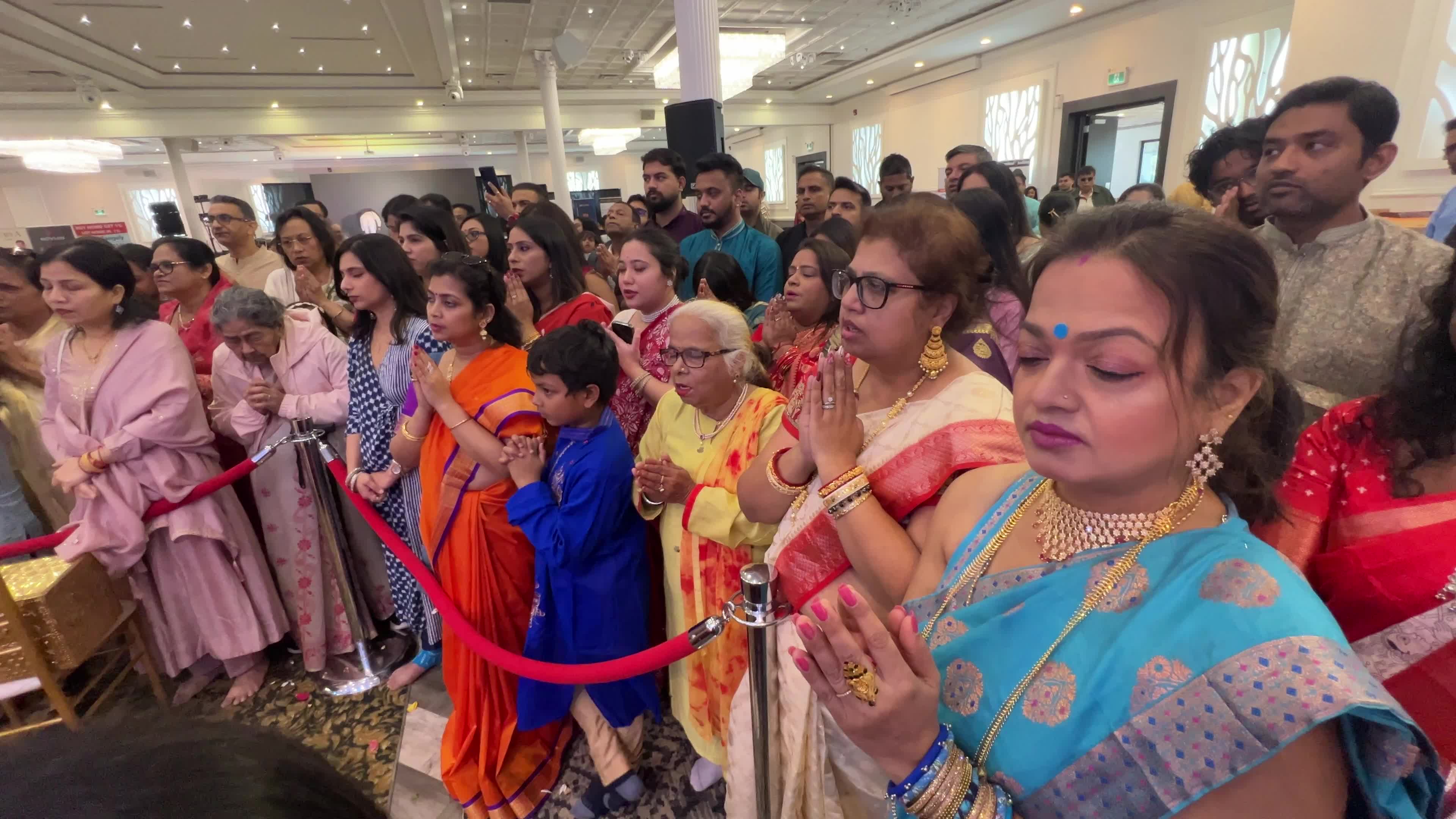 Bengali Hindus celebrate Durga Puja