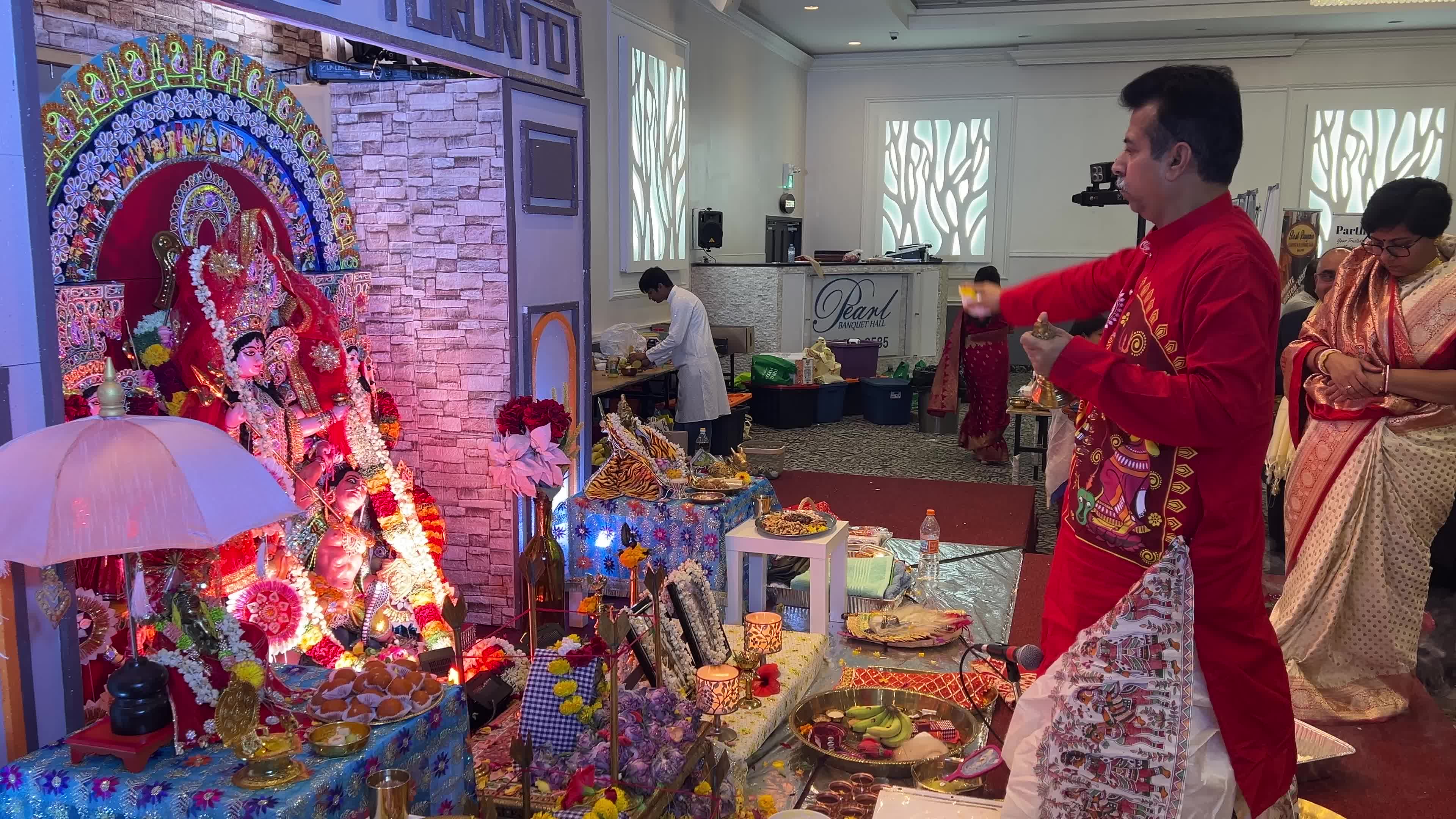 Bengali Hindus celebrate Durga Puja