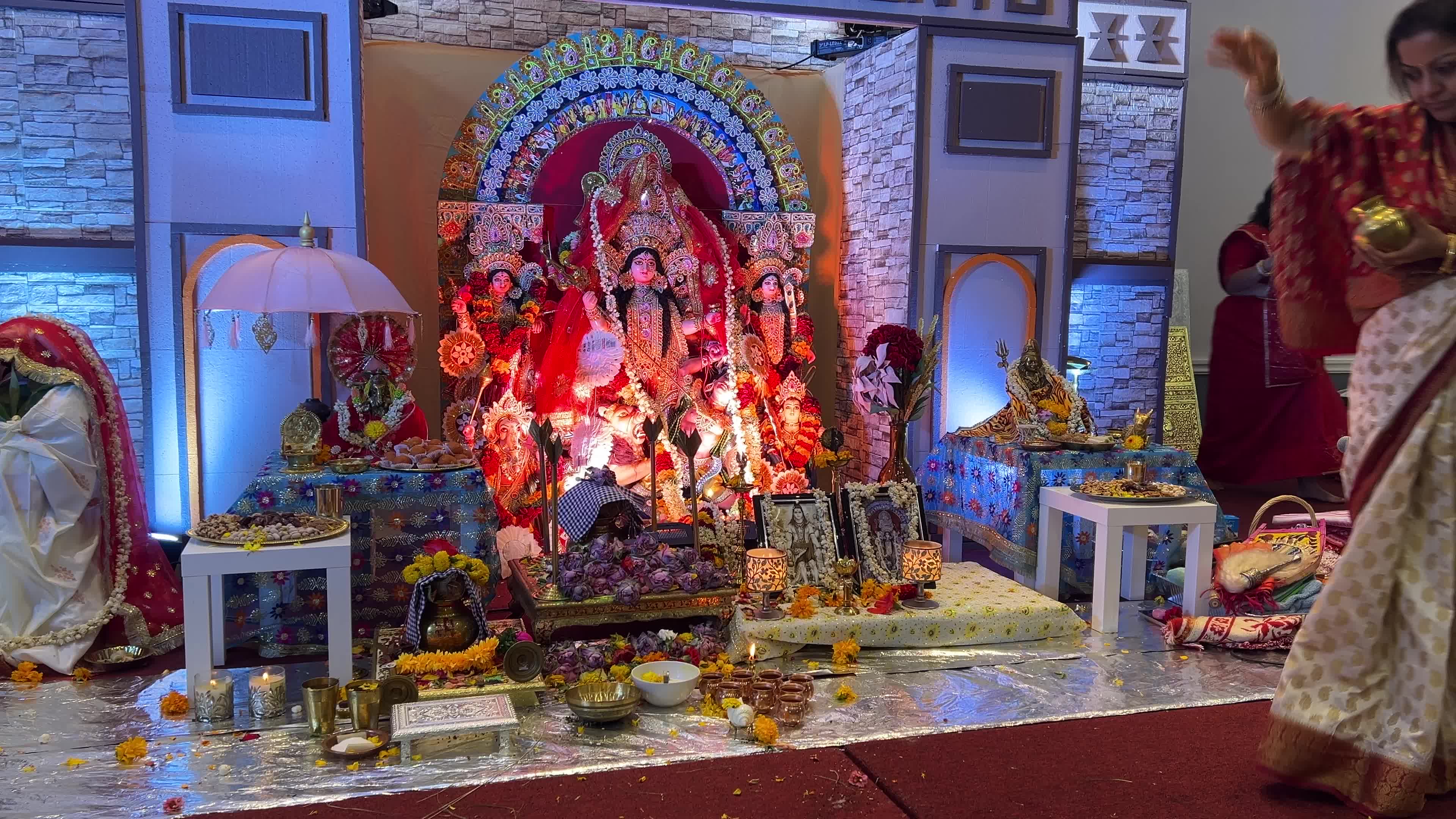 Bengali Hindus celebrate Durga Puja