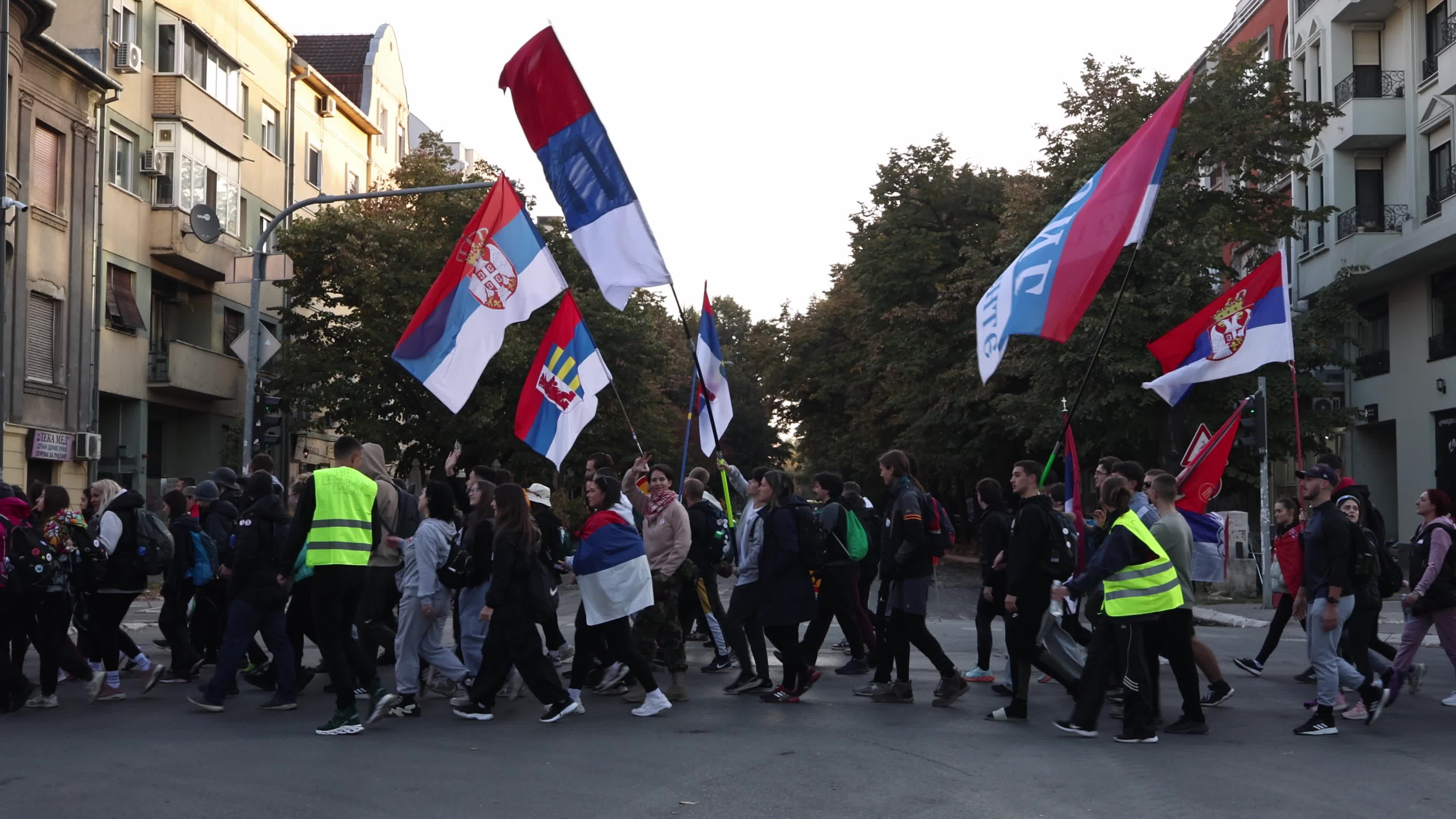 Novi Sad Students Set Off for Belgrade Rally
