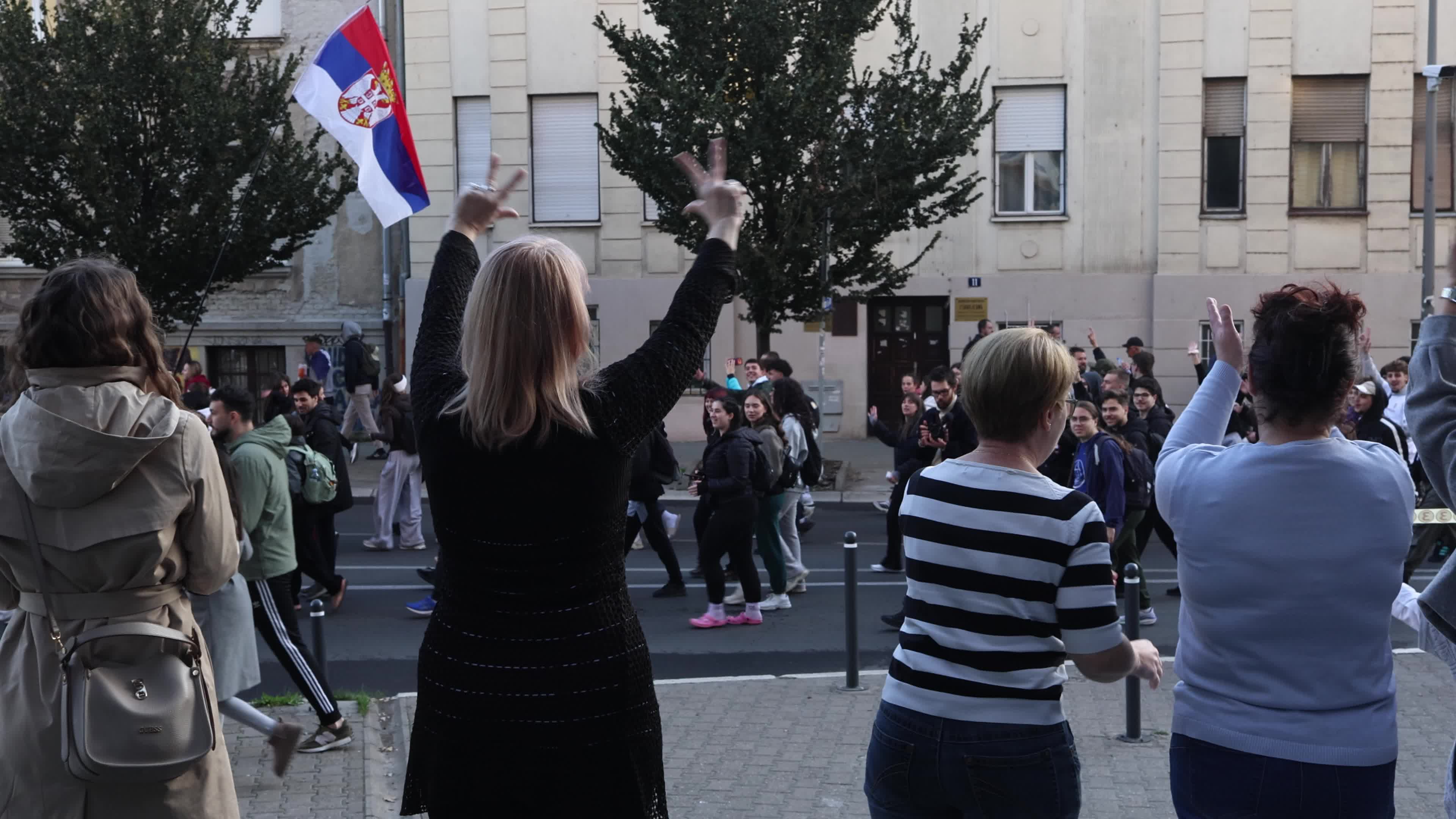 Novi Sad Students Set Off for Belgrade Rally