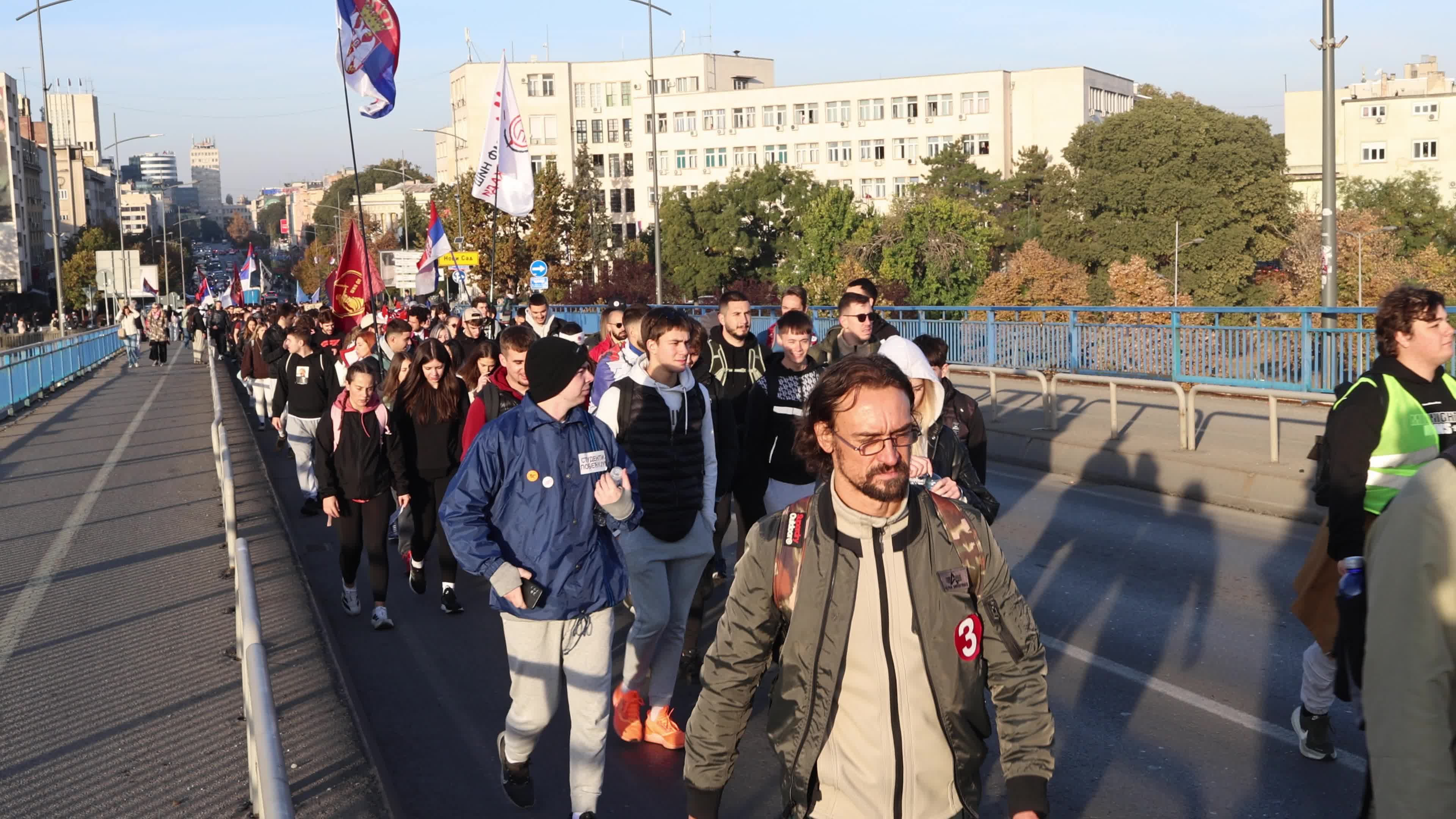 Novi Sad Students Set Off for Belgrade Rally