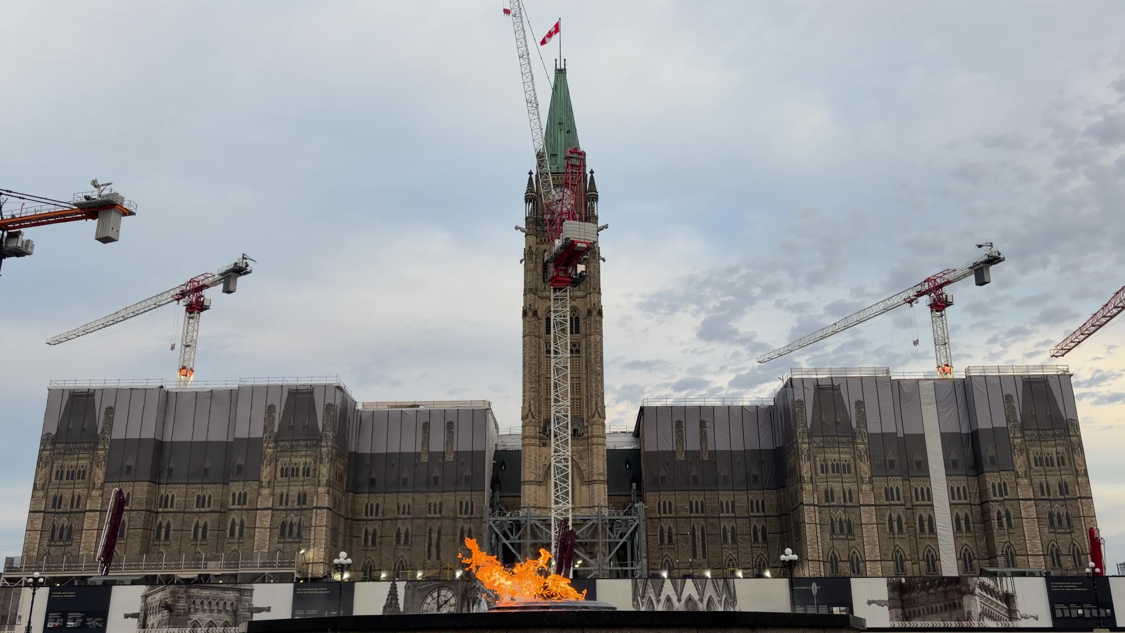 Parliament Hill in Ottawa, Canada