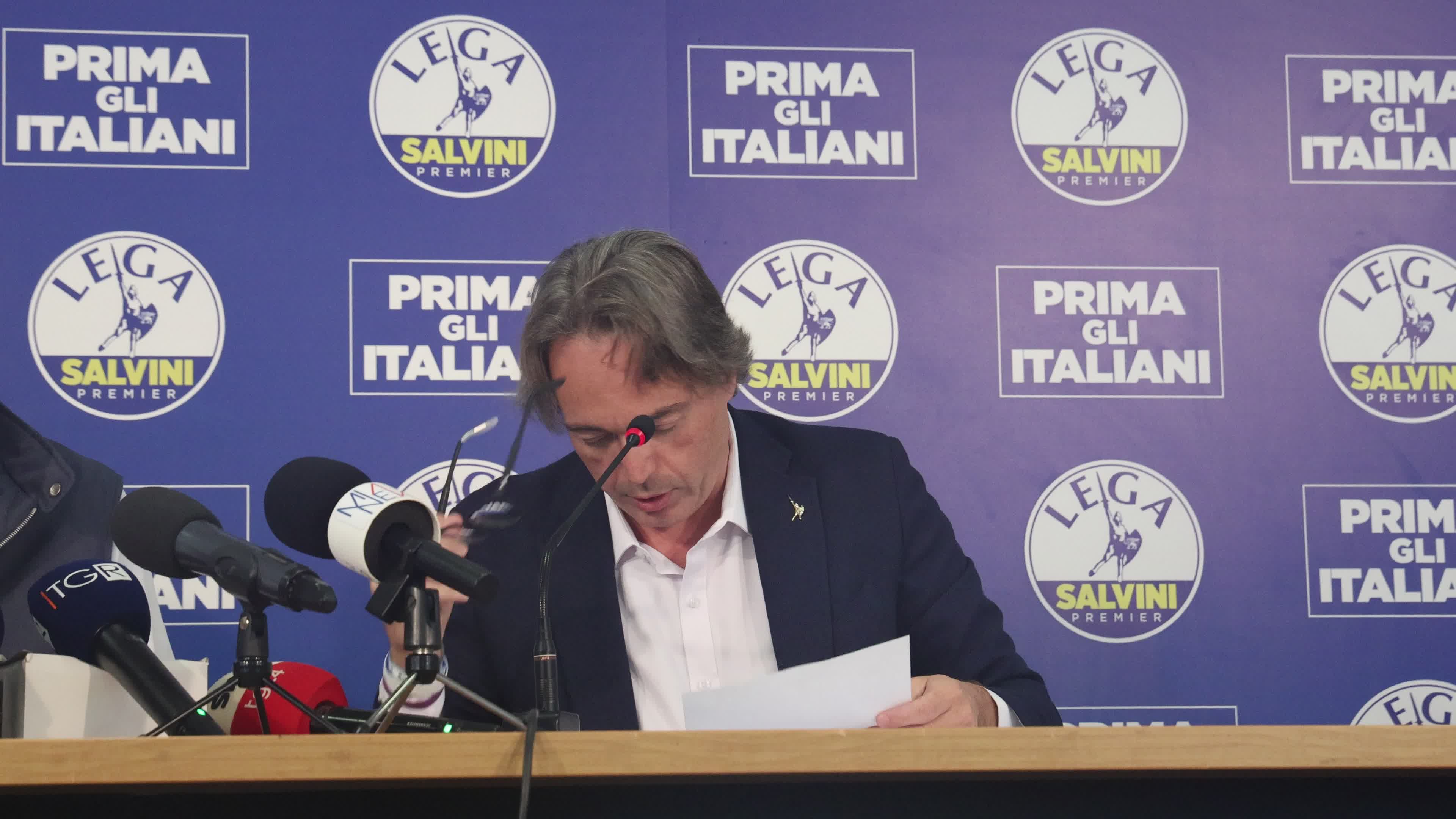 The Lega press conference to present the new bill on citizenship and the anti-Maranza provision
