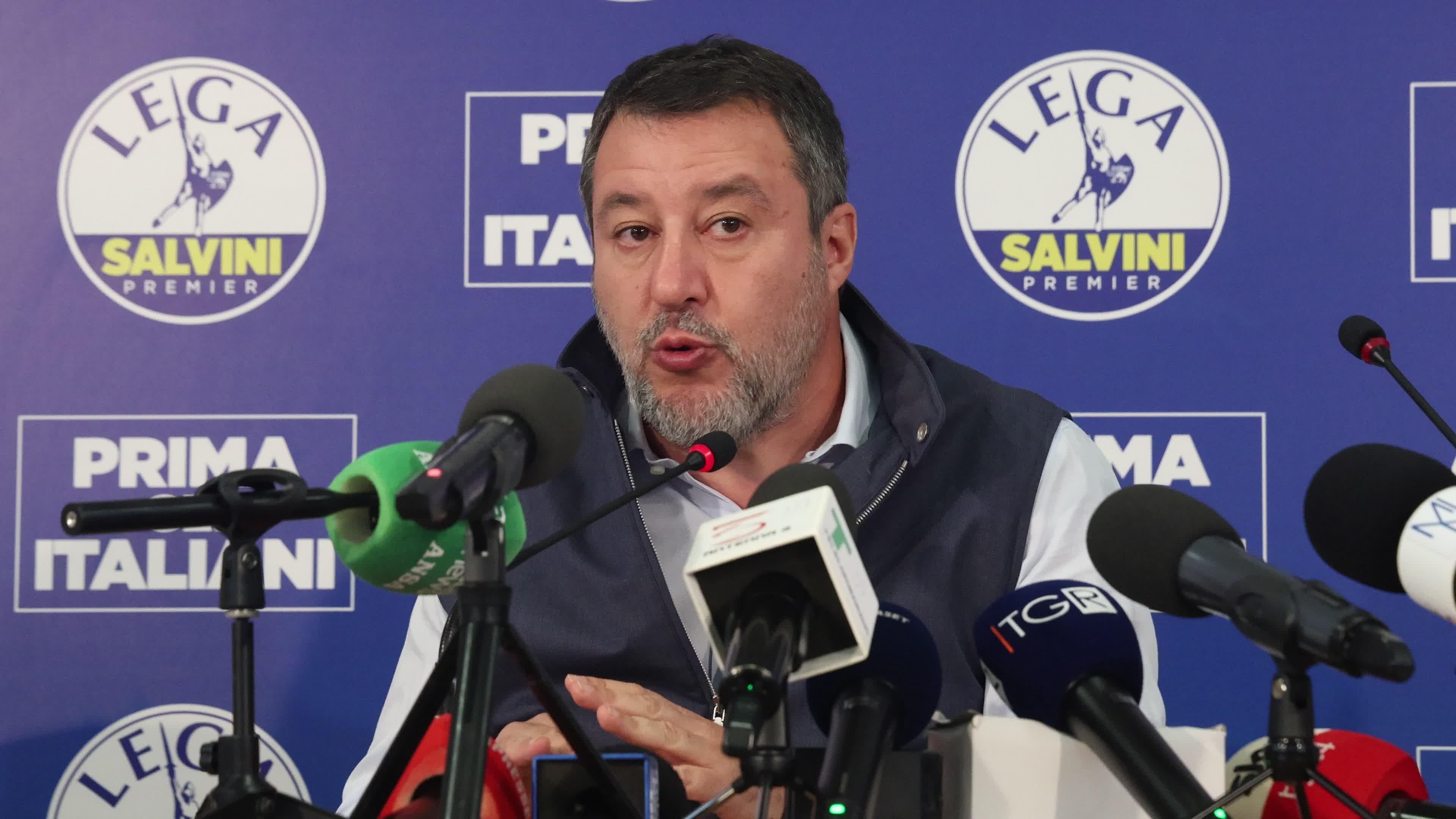 The Lega press conference to present the new bill on citizenship and the anti-Maranza provision