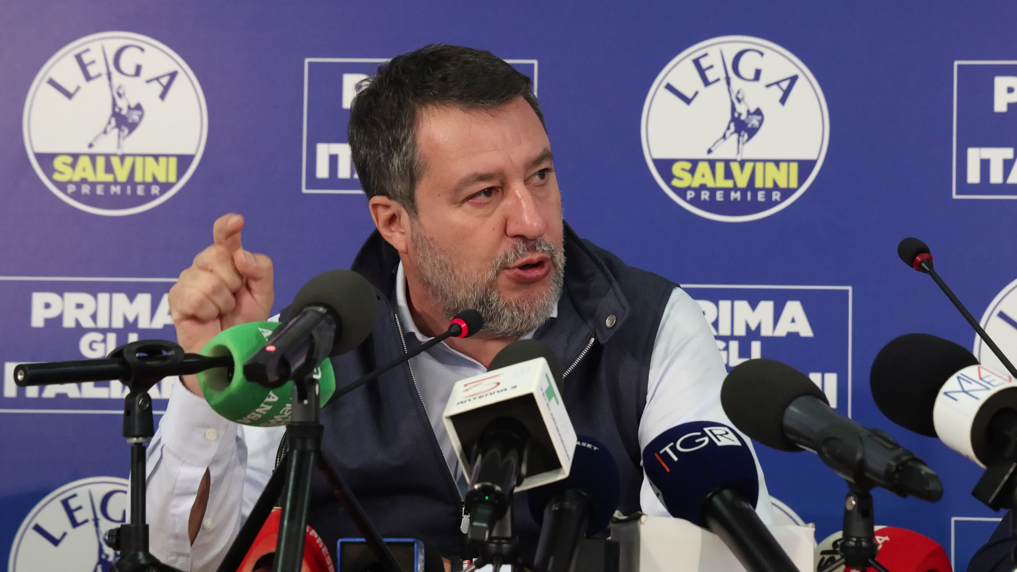 The Lega press conference to present the new bill on citizenship and the anti-Maranza provision