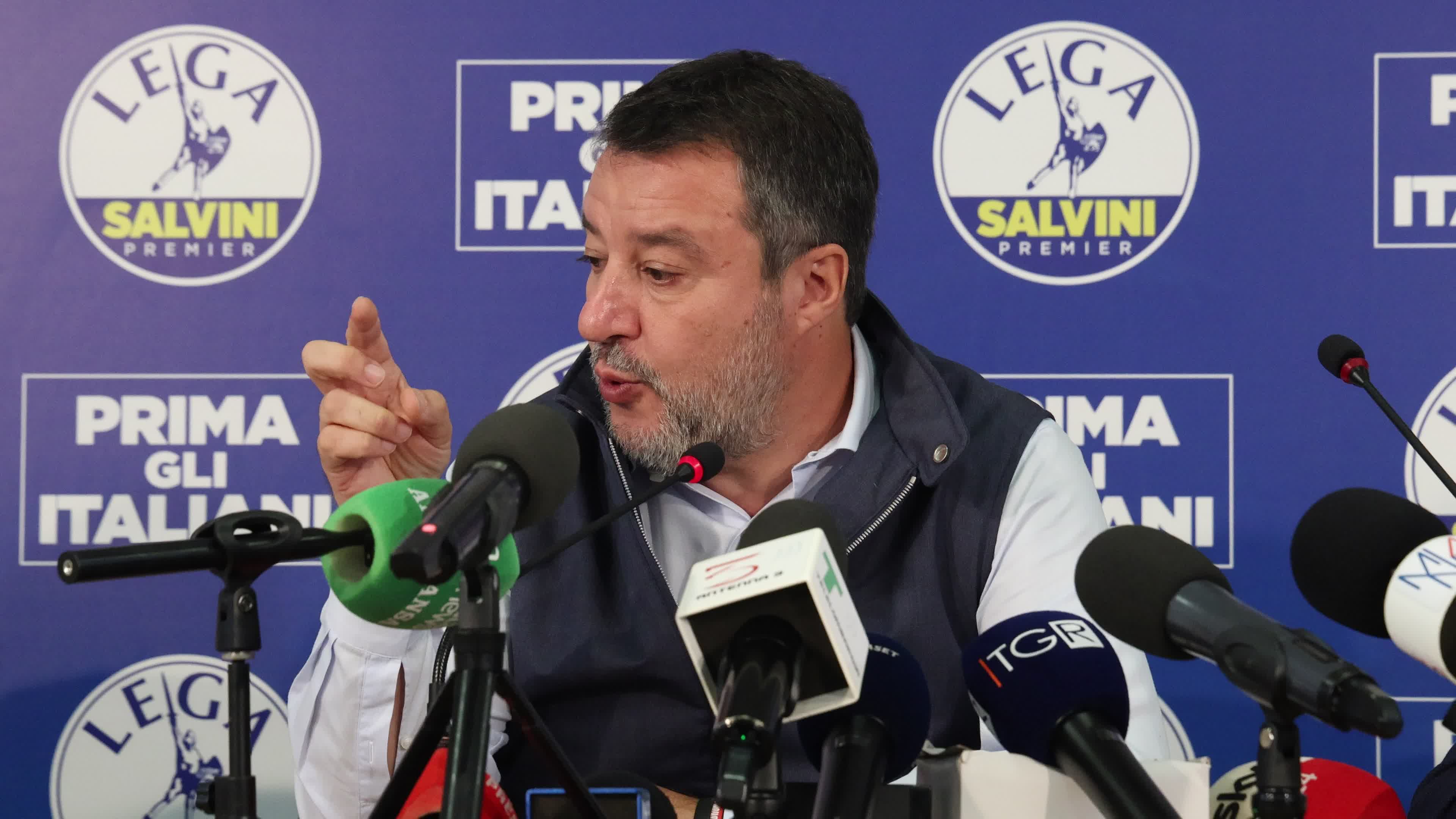 The Lega press conference to present the new bill on citizenship and the anti-Maranza provision