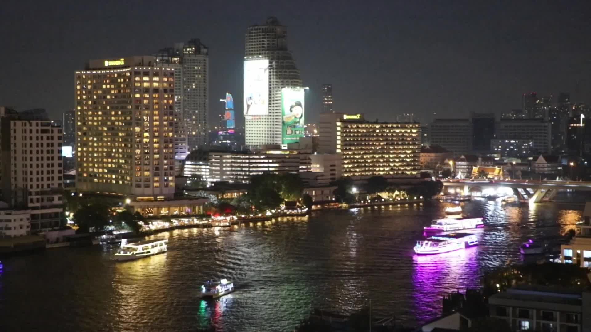 Buildings along the river in Bangkok. - 10/23/2026