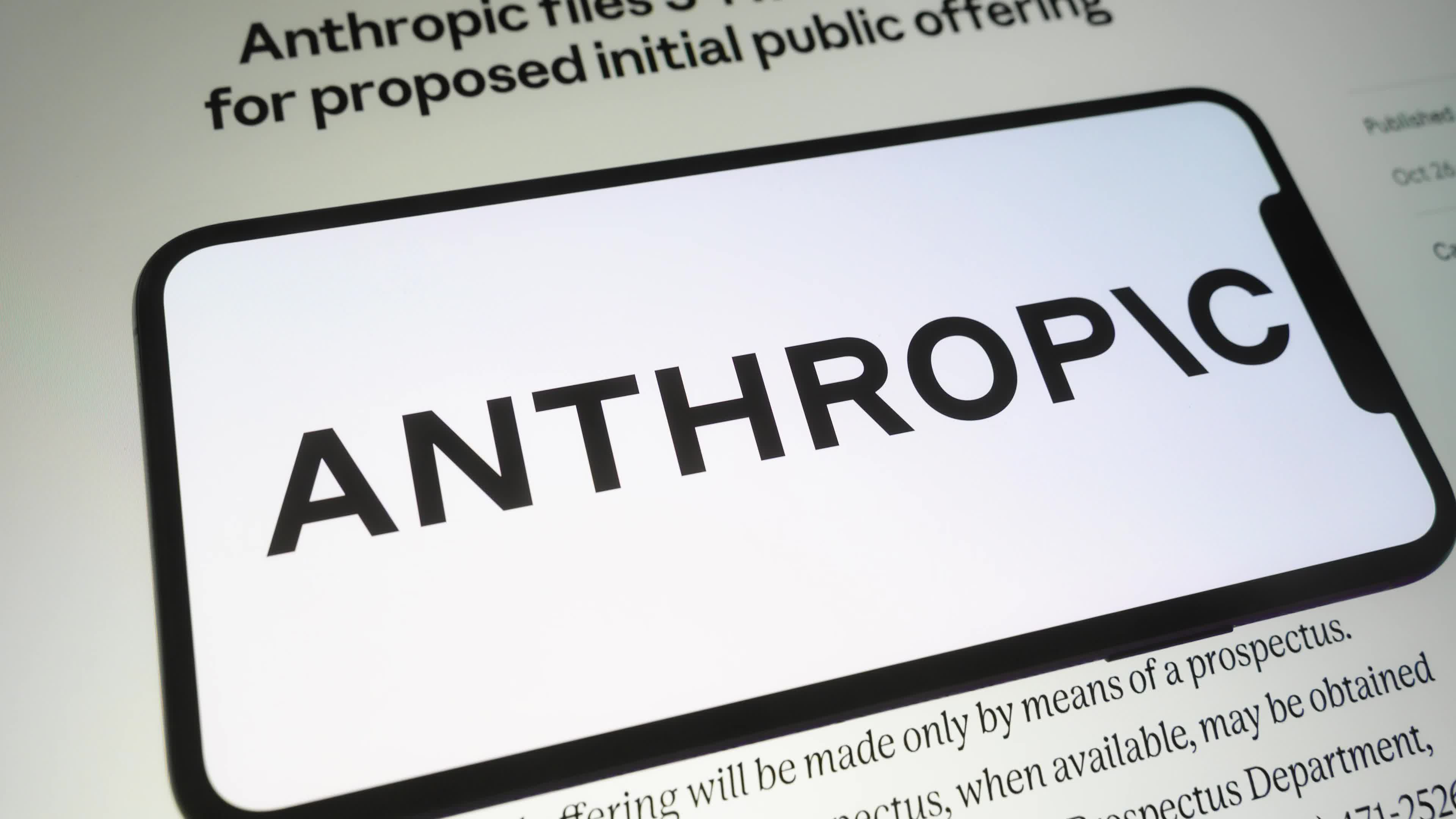 Photo illustrations – Anthropic files its IPO registration statement