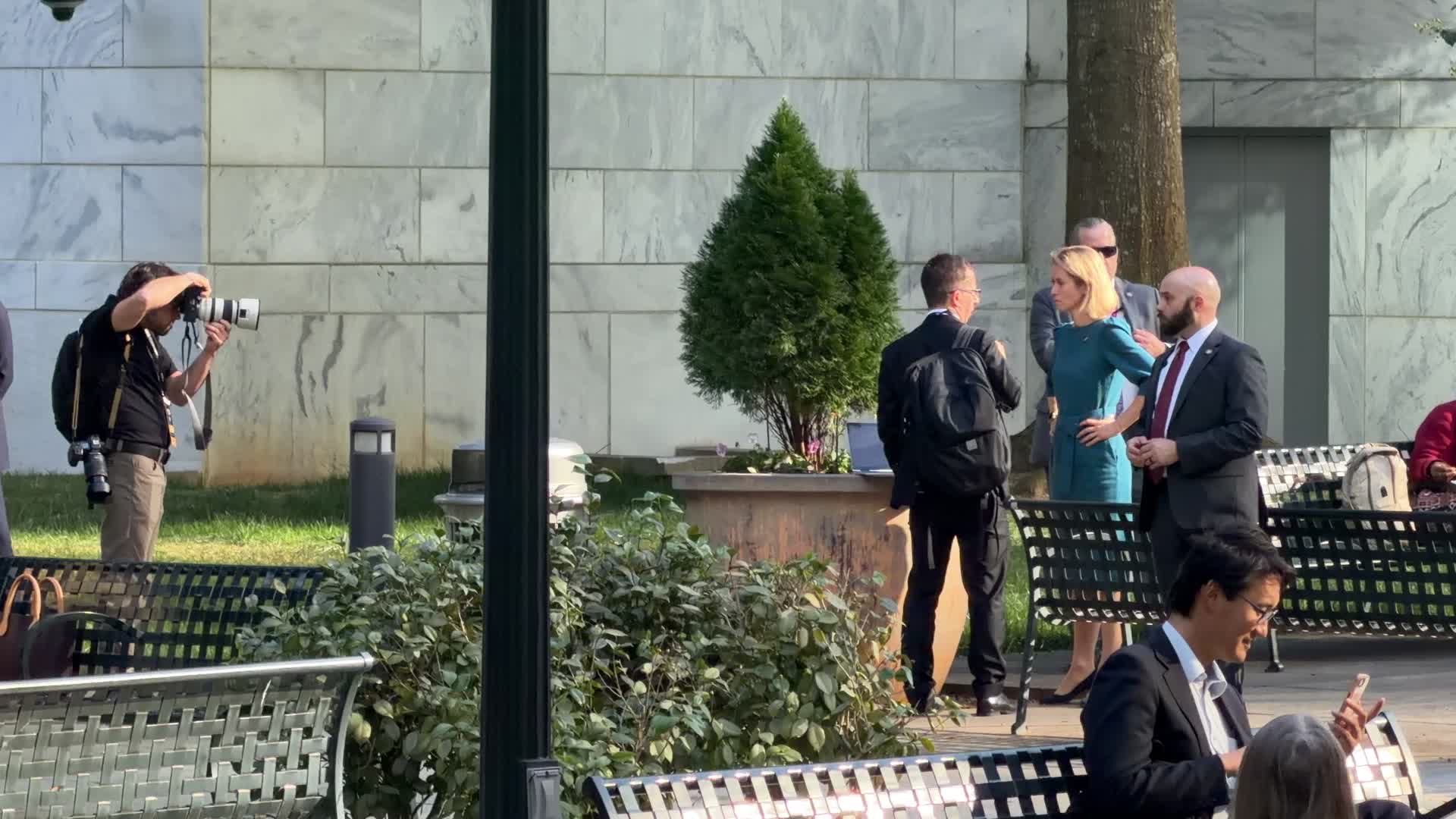 EU Foreign Minister Kaja Kallas in Atlanta G20