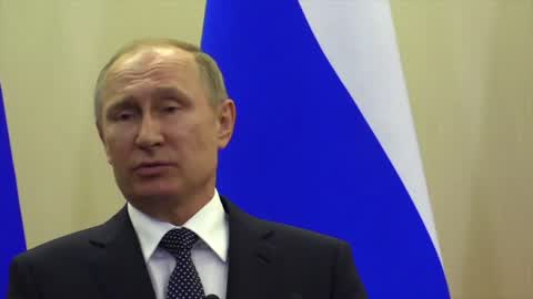 Russia's President Putin Meets With German Chancellor Merkel