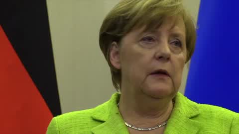 Russia's President Putin Meets With German Chancellor Merkel