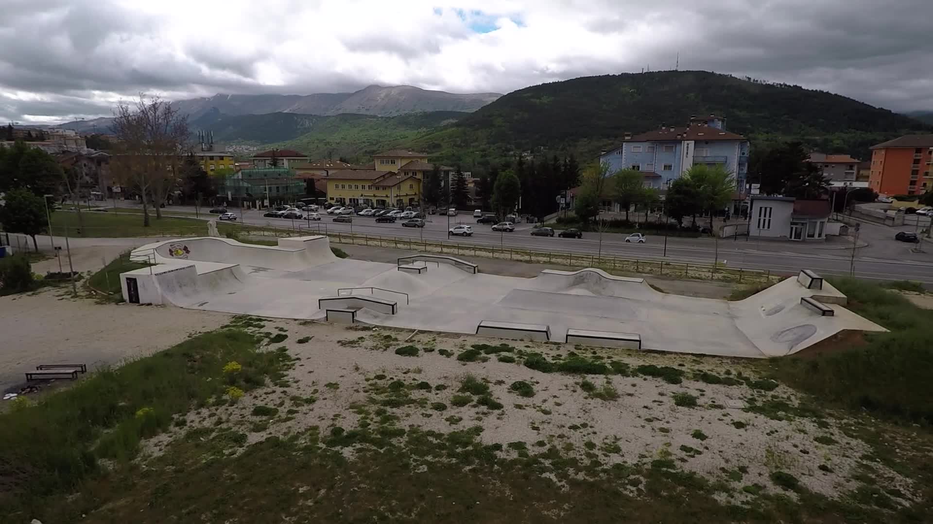 Drone View Of L'Aquila