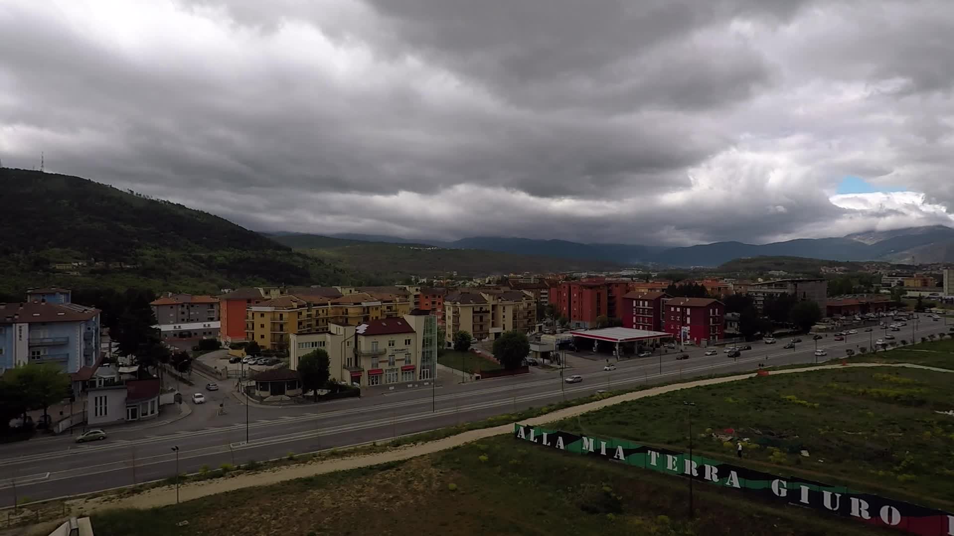 Drone View Of L'Aquila