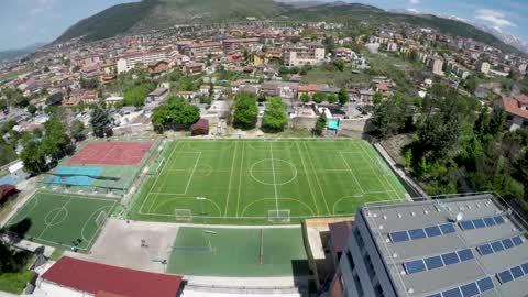 Drone View Of Don Bosco L'Aquila