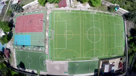 Drone View Of Don Bosco L'Aquila