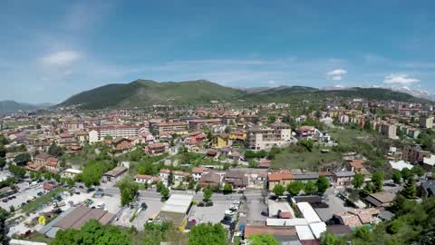 Drone View Of l'Aquila