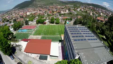 Drone View Of Don Bosco L'Aquila