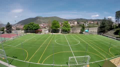 Drone View Of Don Bosco L'Aquila