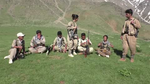 PDKI Training Near Iranian Border