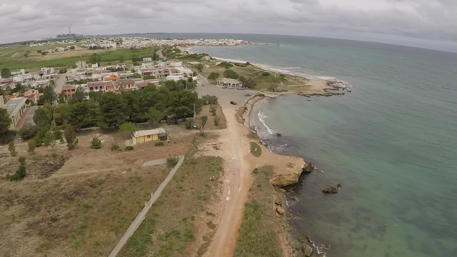 Drone images of Torre San Gennaro Beach