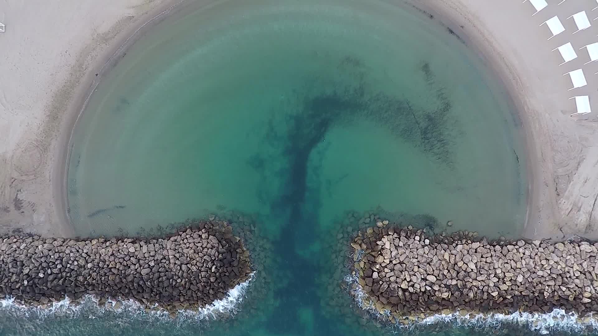 Drone images of Campo Di Mare Beach