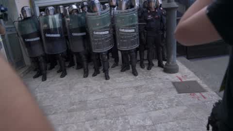 Demonstrators Protest Against G7 Summit