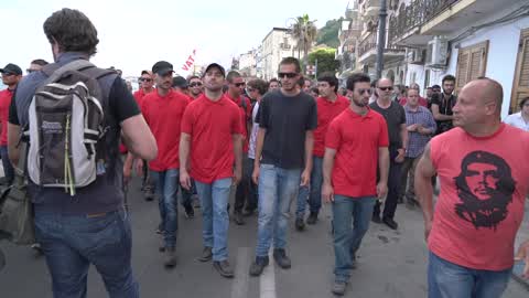 Demonstrators Protest Against G7 Summit