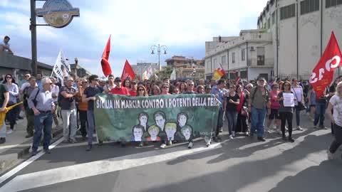 Demonstrators Protest Against G7 Summit