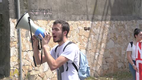 Demonstrators Protest Against G7 Summit
