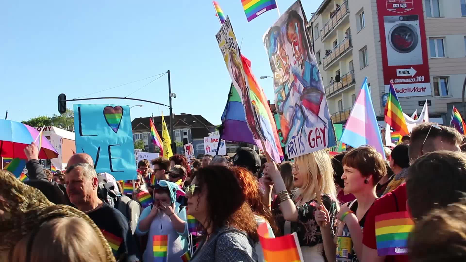 Equality March in Gdansk, Poland