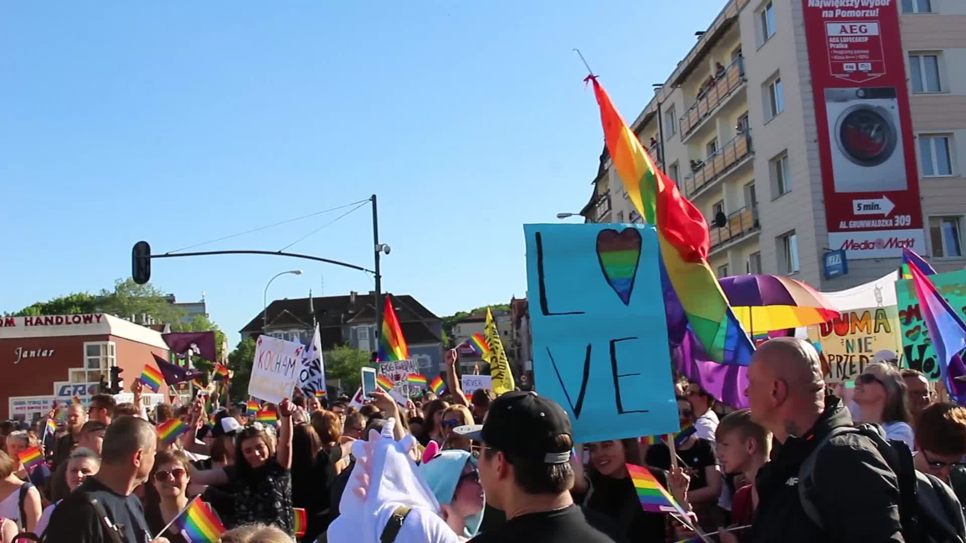 Equality March in Gdansk, Poland