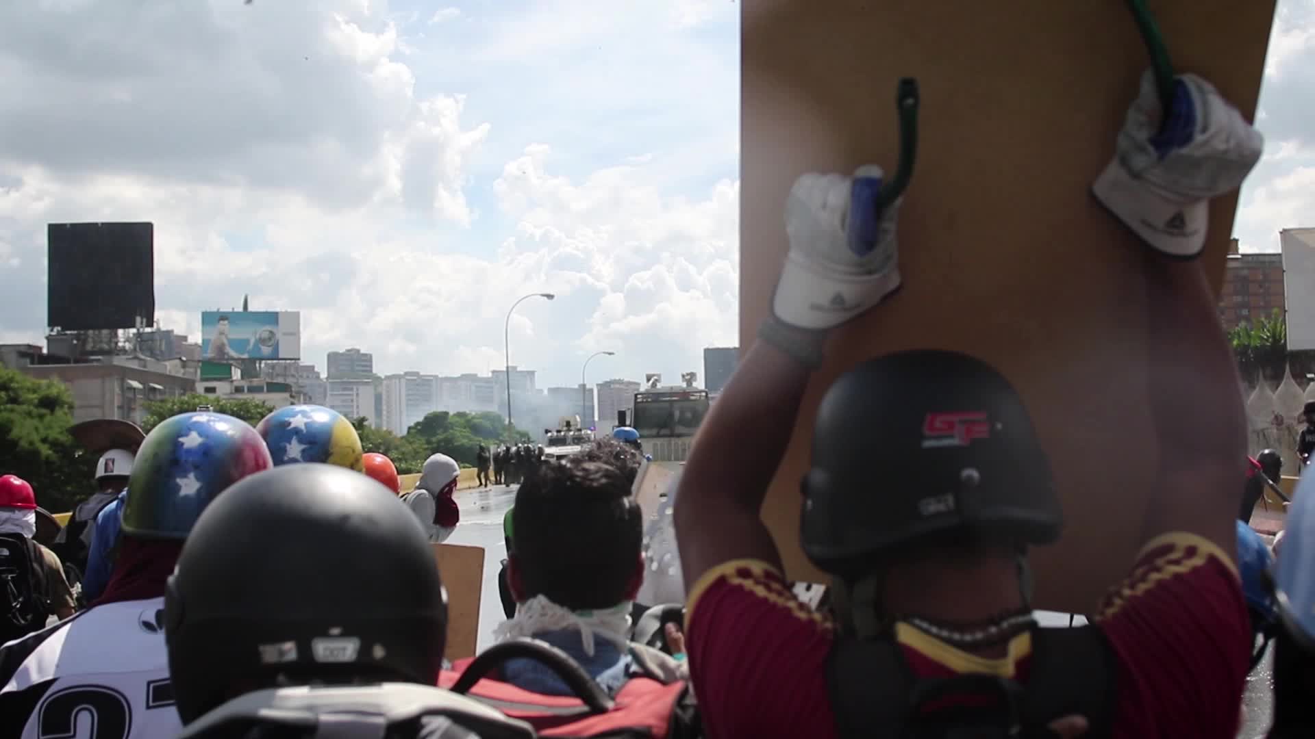 Violent Clashes In Caracas