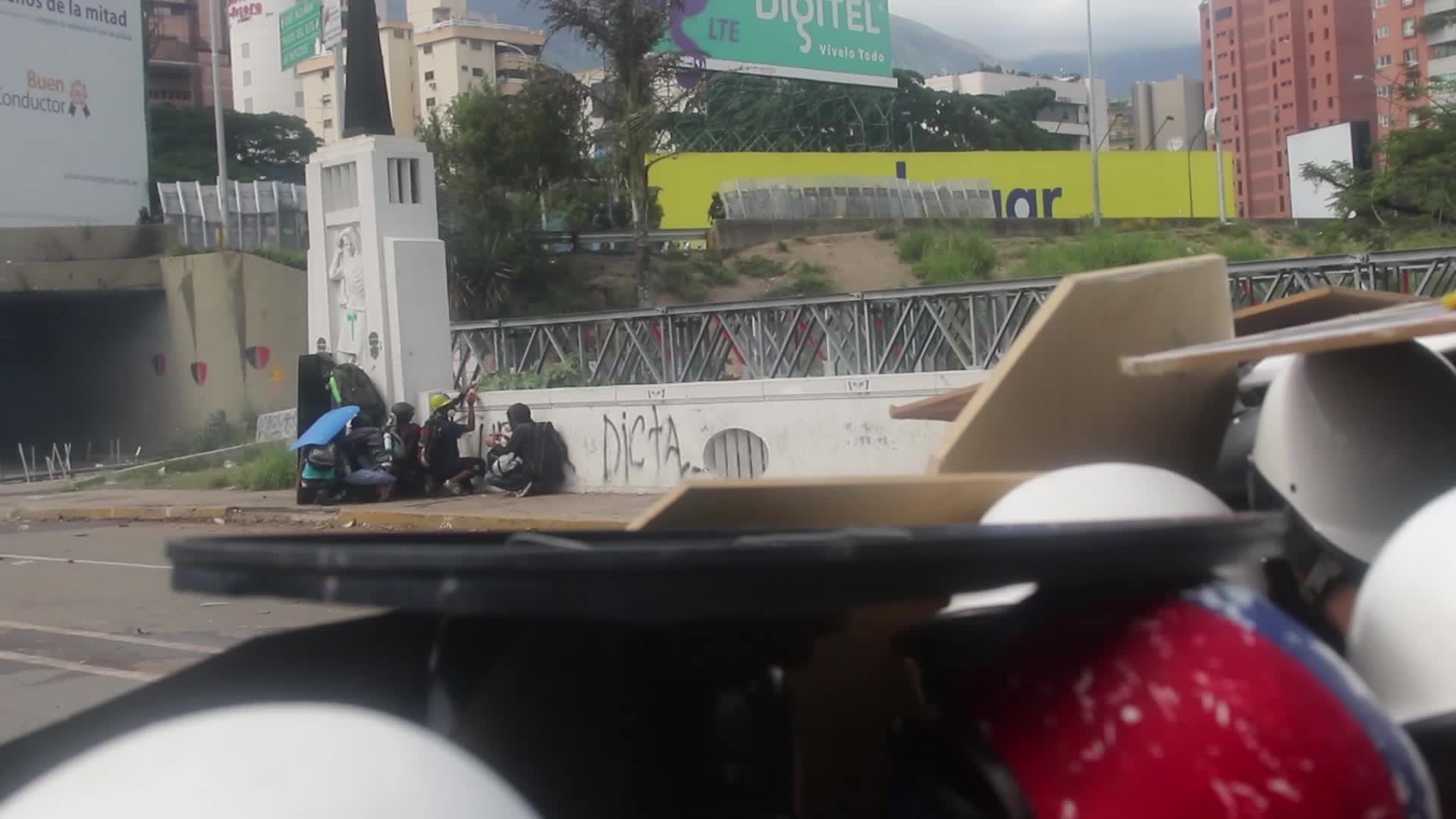 Violent Clashes In Caracas