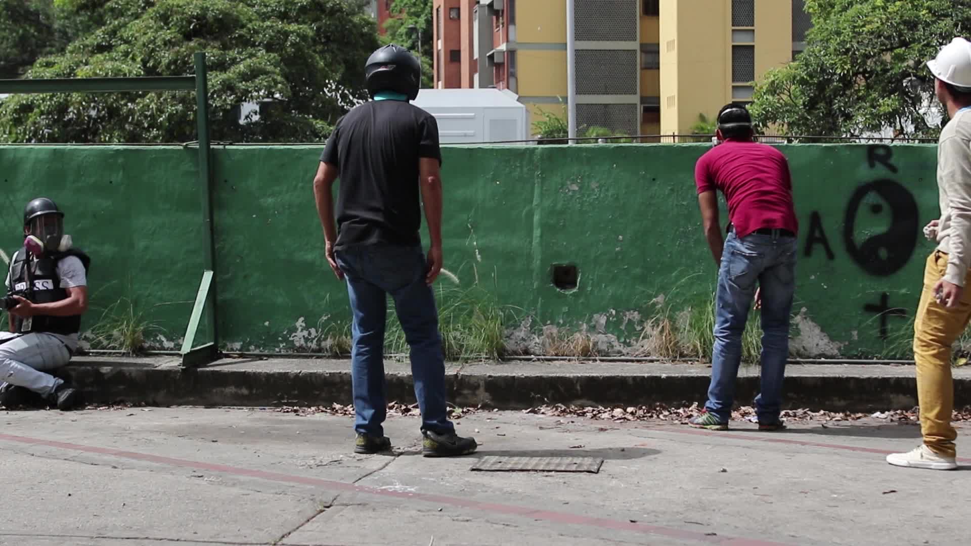 Violent Clashes In Caracas