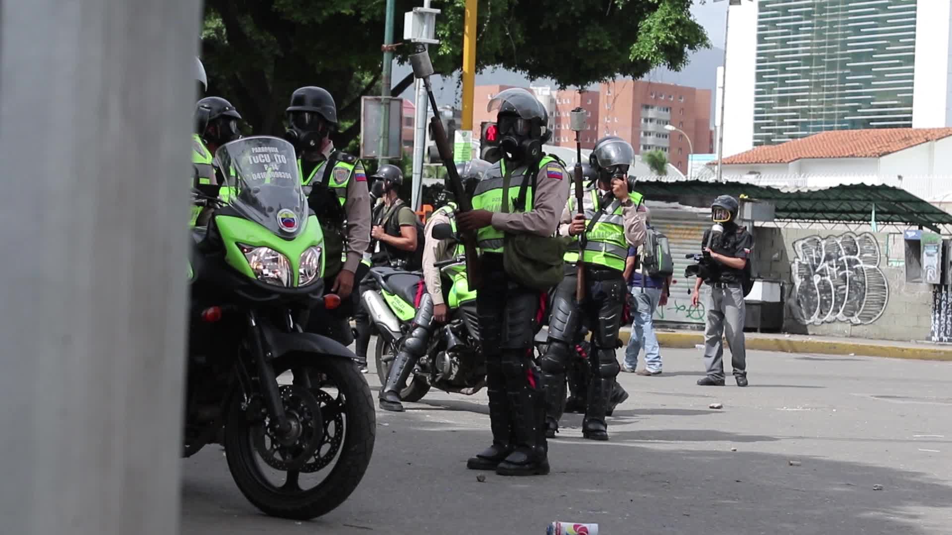 Violent Clashes In Caracas