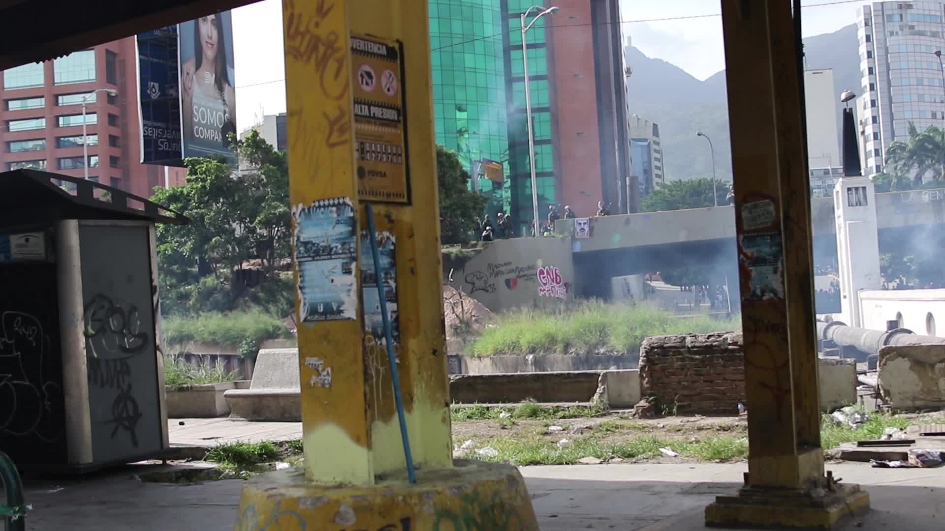 Violent Clashes In Caracas