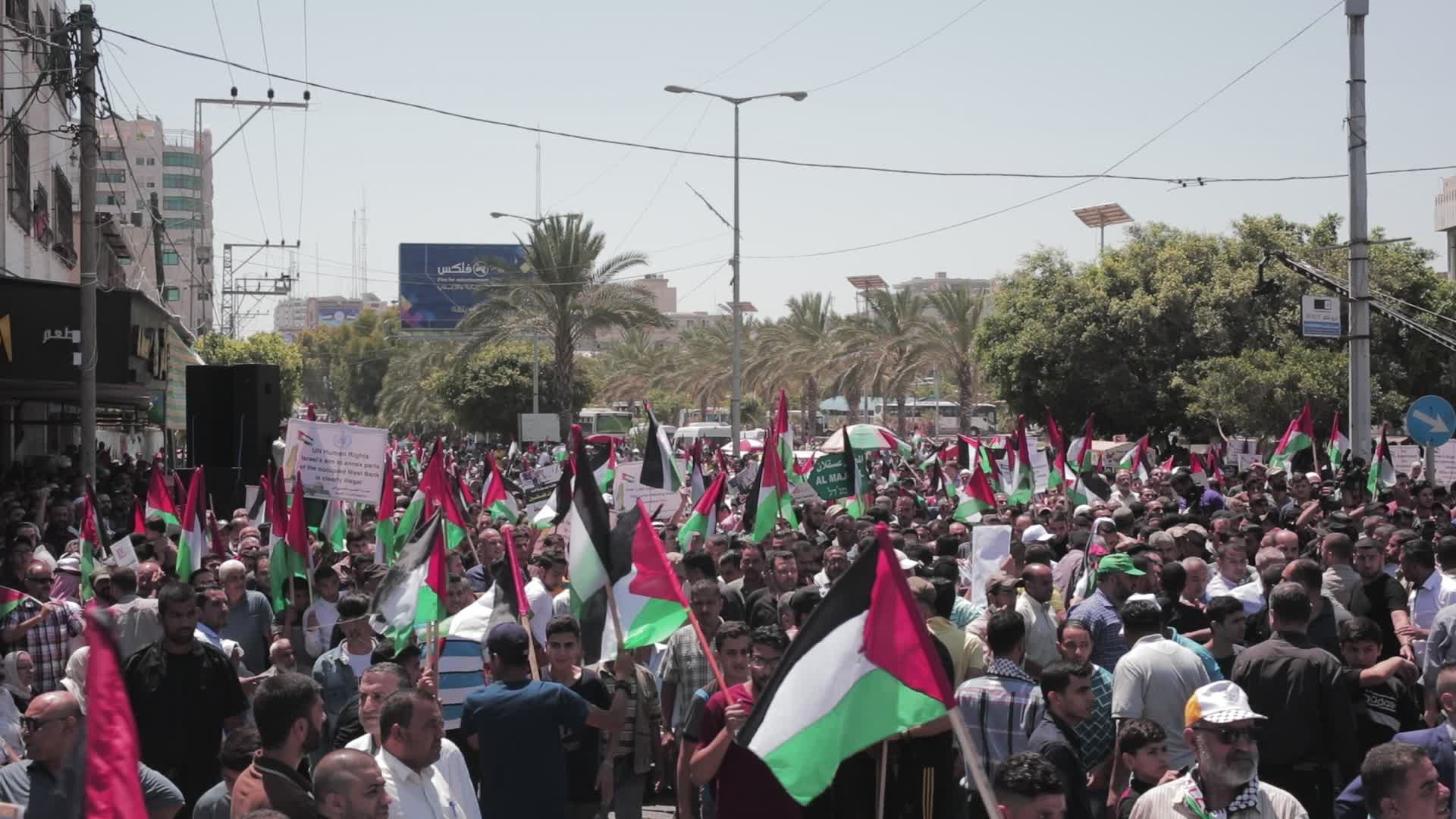 Palestinians rally as global opposition to Israeli annexation grows