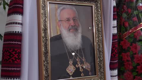 Funeral ceremony for Ukrainian Cardinal Lubomyr Husar in Kiev