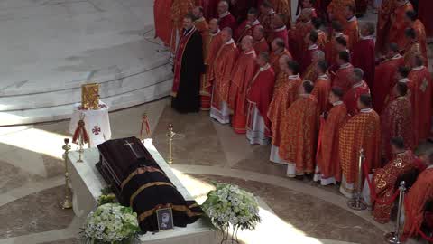Funeral ceremony for Ukrainian Cardinal Lubomyr Husar in Kiev