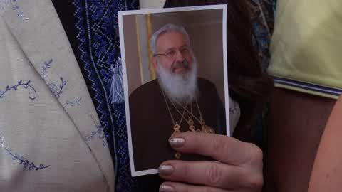 Funeral ceremony for Ukrainian Cardinal Lubomyr Husar in Kiev