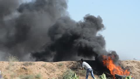 Protest against Israeli blockade in Gaza