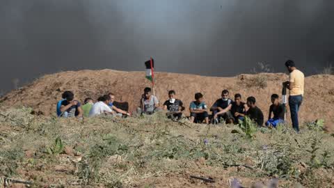 Protest against Israeli blockade in Gaza