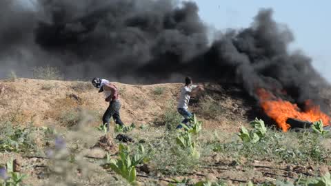 Protest against Israeli blockade in Gaza