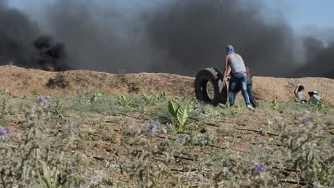 Protest against Israeli blockade in Gaza