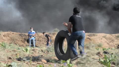 Protest against Israeli blockade in Gaza