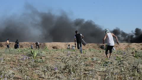 Protest against Israeli blockade in Gaza